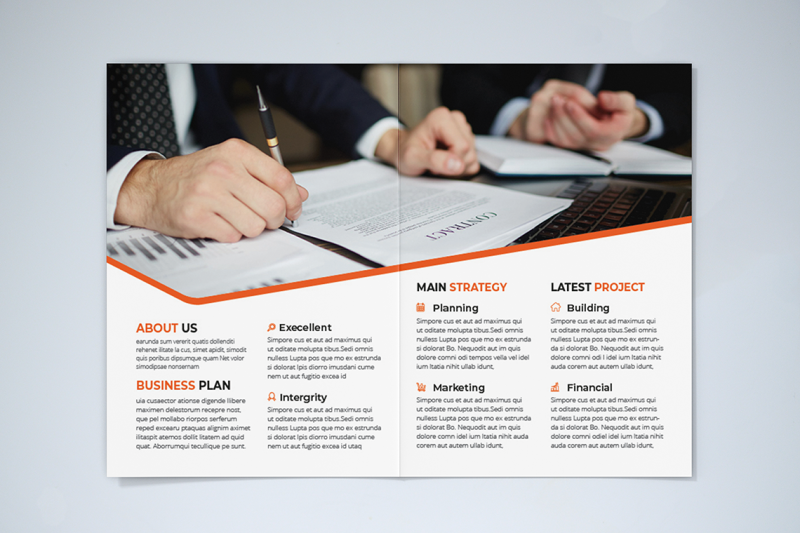 bifold-business-brochure-template