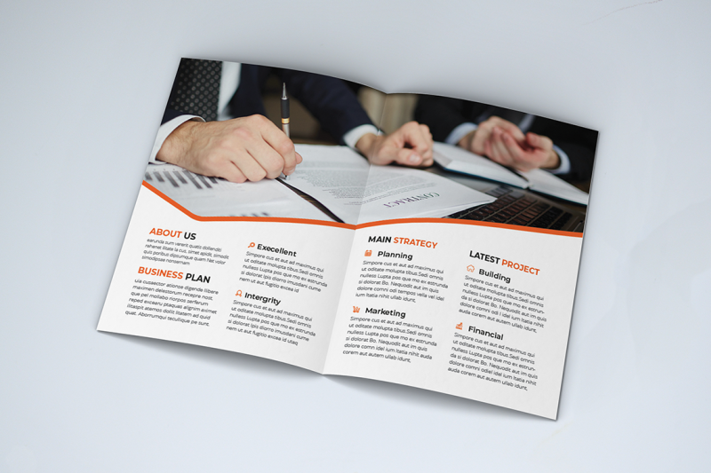 bifold-business-brochure-template