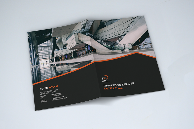 bifold-business-brochure-template