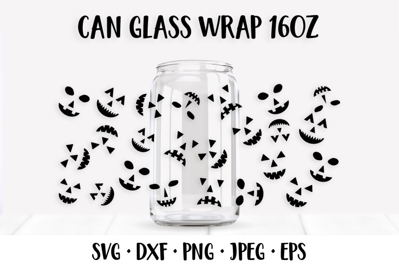 halloween-pumpkin-faces-can-glass-wrap-svg