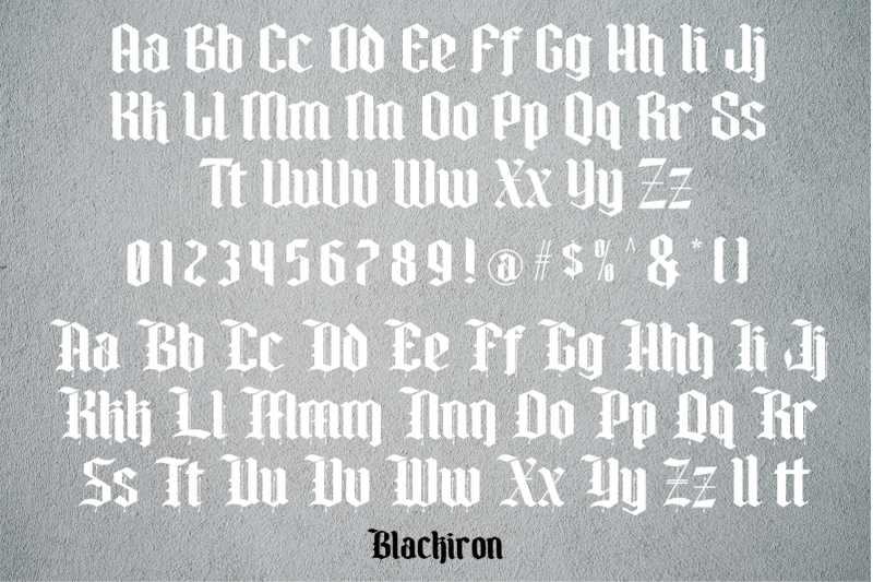 blackiron-blackletter-font