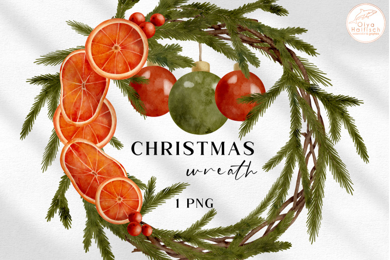 watercolor-christmas-wreath-png-winter-greenery-clipart