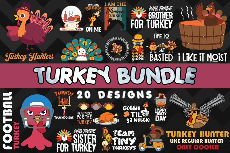 turkey-bundle-svg-20-designs