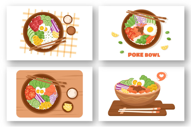 10-hawaiian-dish-poke-bowl-illustration