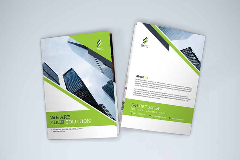 bifold-business-brochure-template