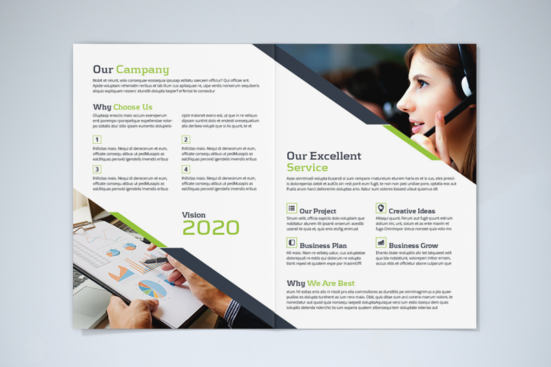 bifold-business-brochure-template