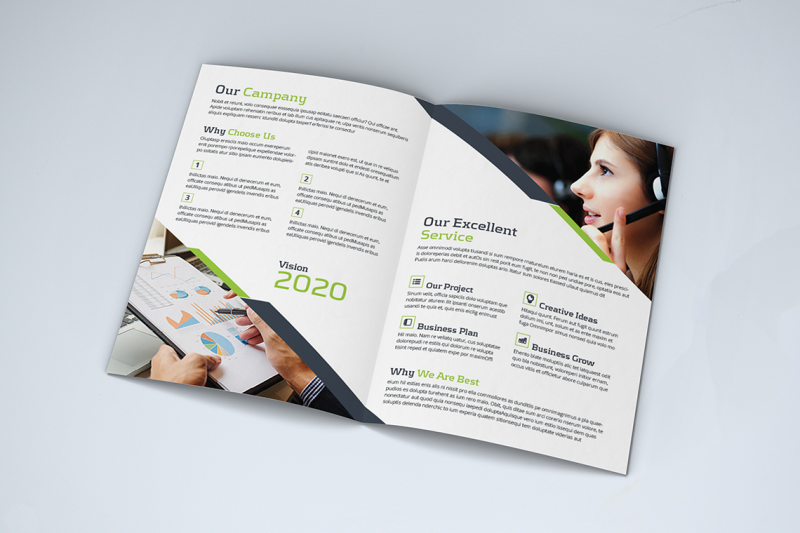 bifold-business-brochure-template