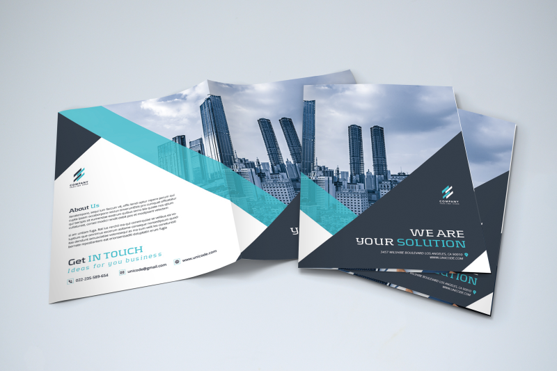 bifold-business-brochure-template