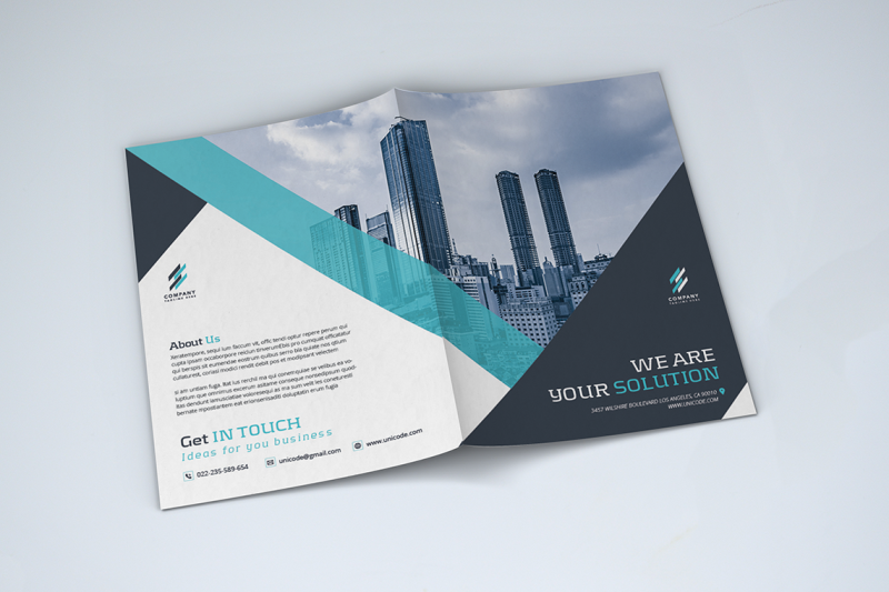 bifold-business-brochure-template