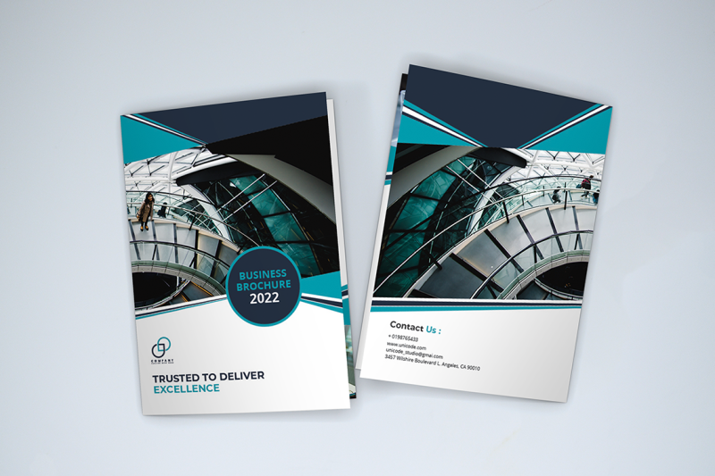 bifold-business-brochure-template