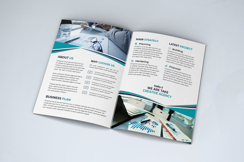 bifold-business-brochure-template