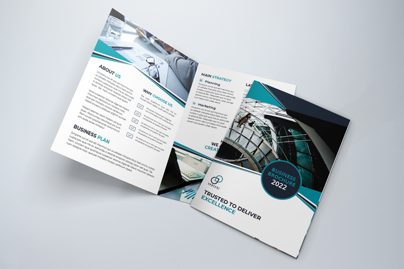 bifold-business-brochure-template