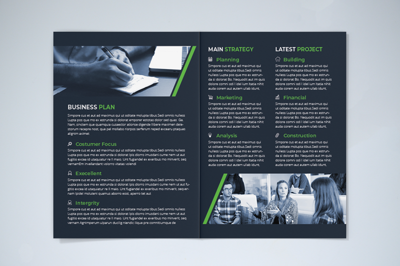 bifold-business-brochure-template