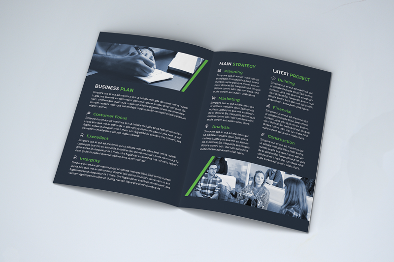 bifold-business-brochure-template