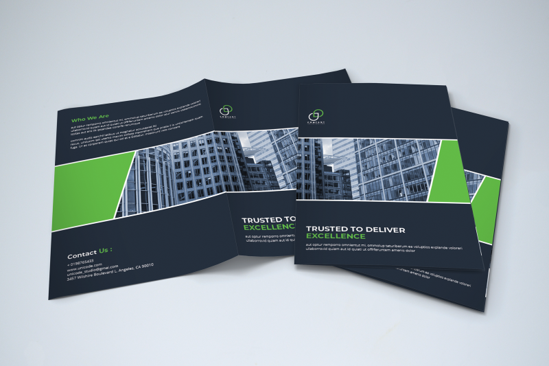 bifold-business-brochure-template