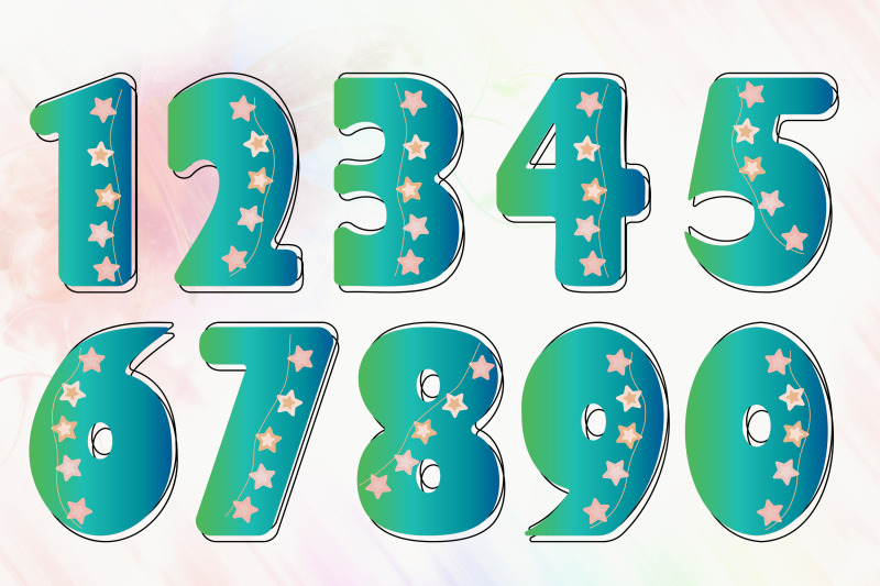 stars-doodle-letters-alphabet-doodle-sublimation-letters