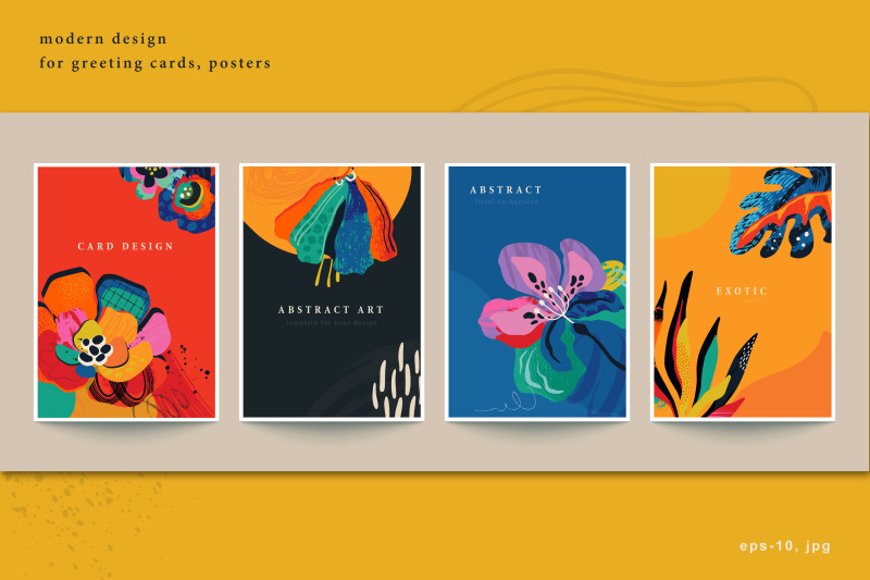 summer-abstract-cards-amp-posters