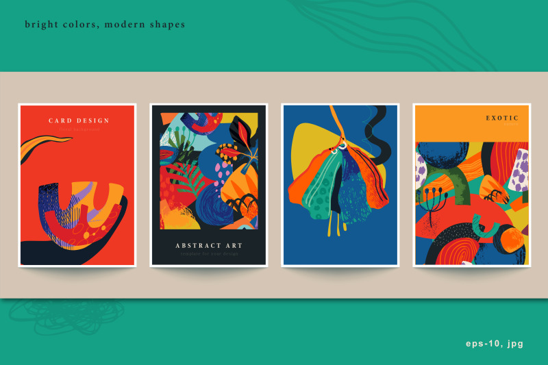 summer-abstract-cards-amp-posters