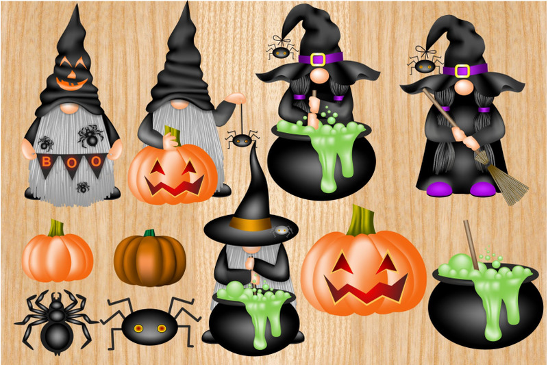 halloween-sublimation-bundle-halloween-gnomes-clipart