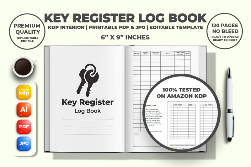 key-register-log-book-kdp-interior