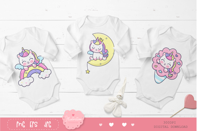 cute-unicorn-cartoon-kawaii-clipart-unicorn-princess-baby