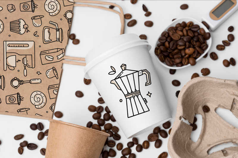 clipart-coffee-doodle-set