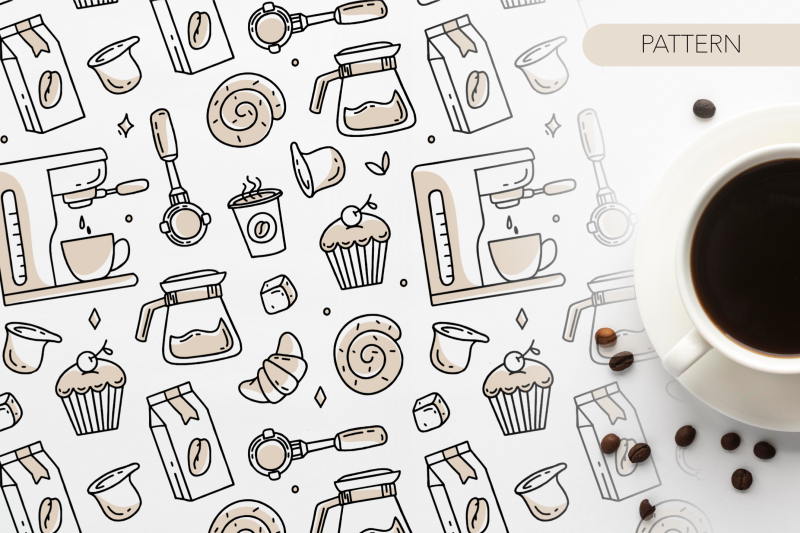 clipart-coffee-doodle-set