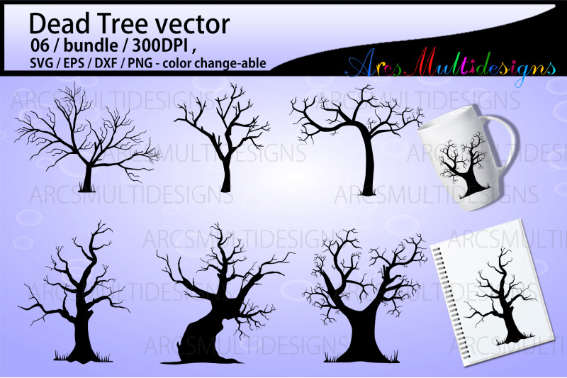 dead-tree-bundle-silhouette