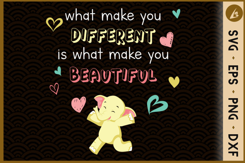 what-make-you-different-elephant-svg