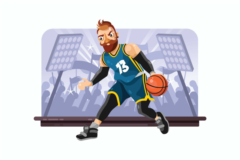 basketball-player-vector-illustration