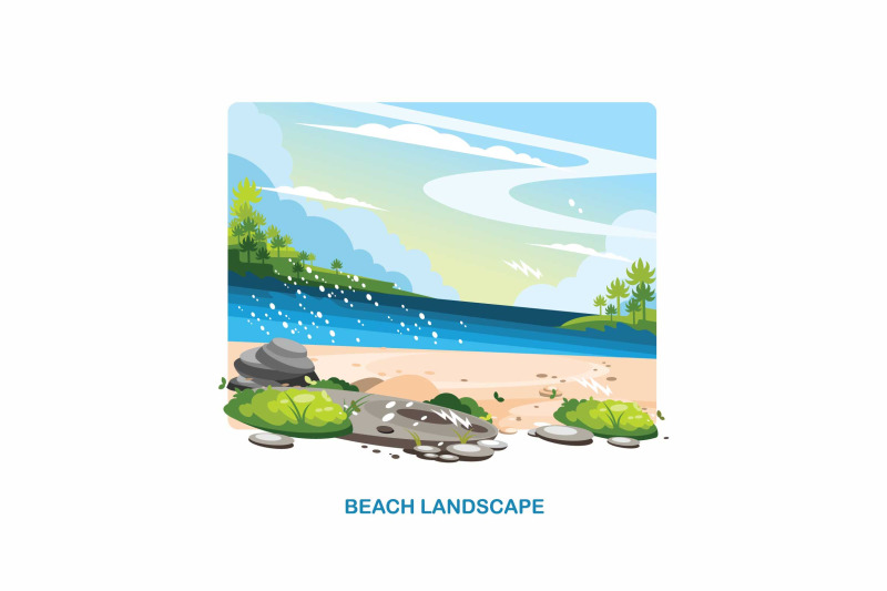 beach-landscape-vector-illustration