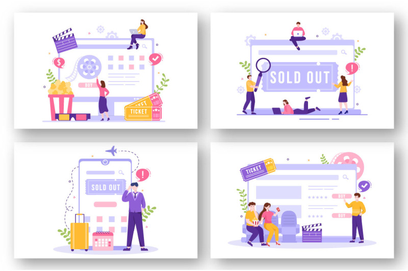 18-ticket-website-flat-illustration