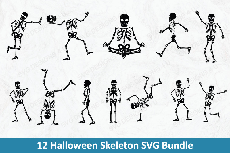 skeleton-svg-bundle-halloween