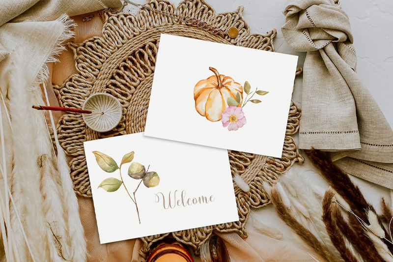 autumn-watercolor-pastel-pumpkins-clipart