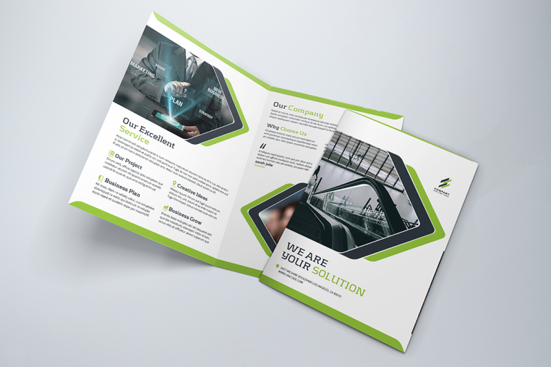 bifold-business-brochure-template