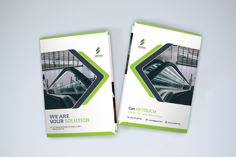 bifold-business-brochure-template