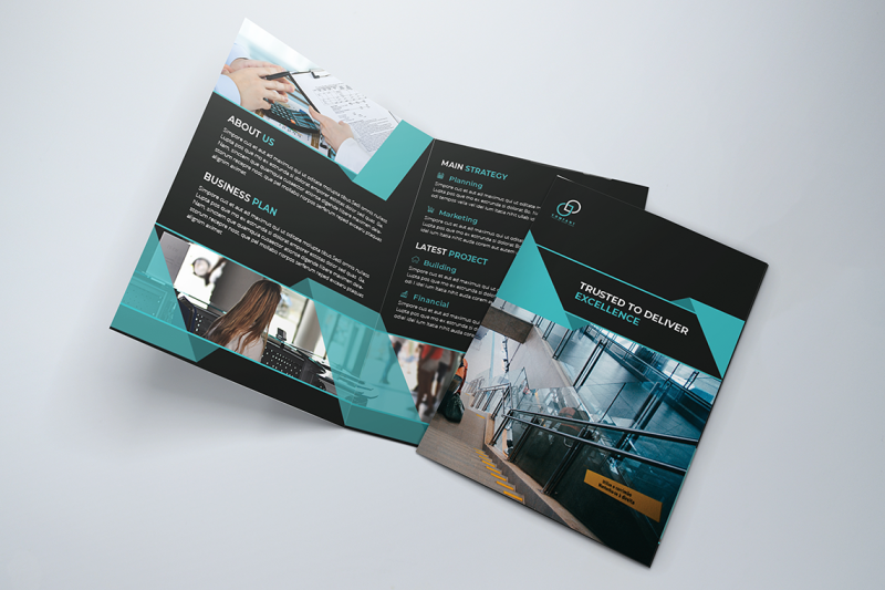 bifold-business-brochure-template