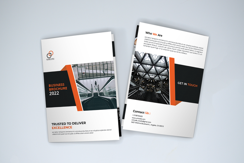 bifold-business-brochure-template