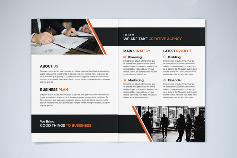 bifold-business-brochure-template