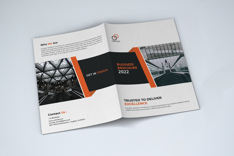 bifold-business-brochure-template