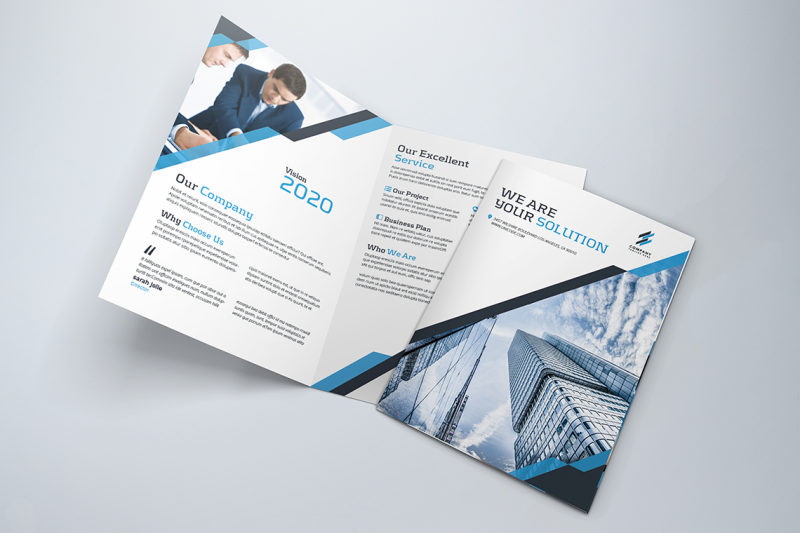 bifold-business-brochure-template