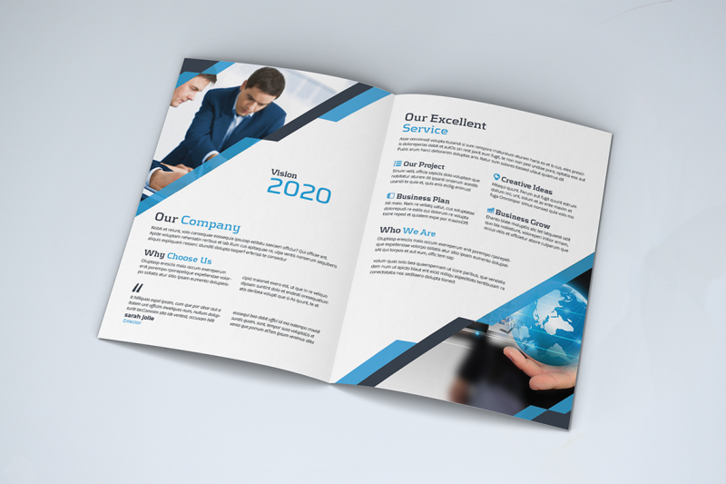 bifold-business-brochure-template