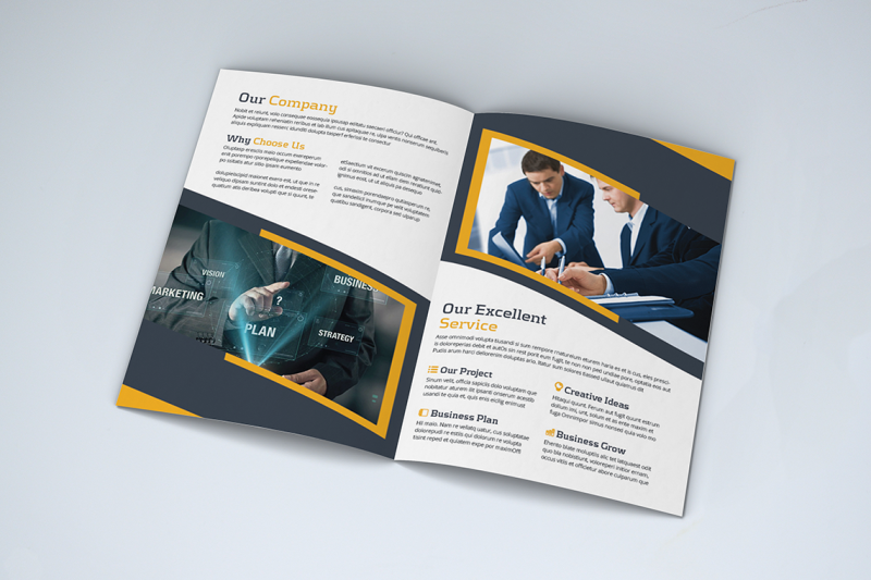 bifold-business-brochure-template