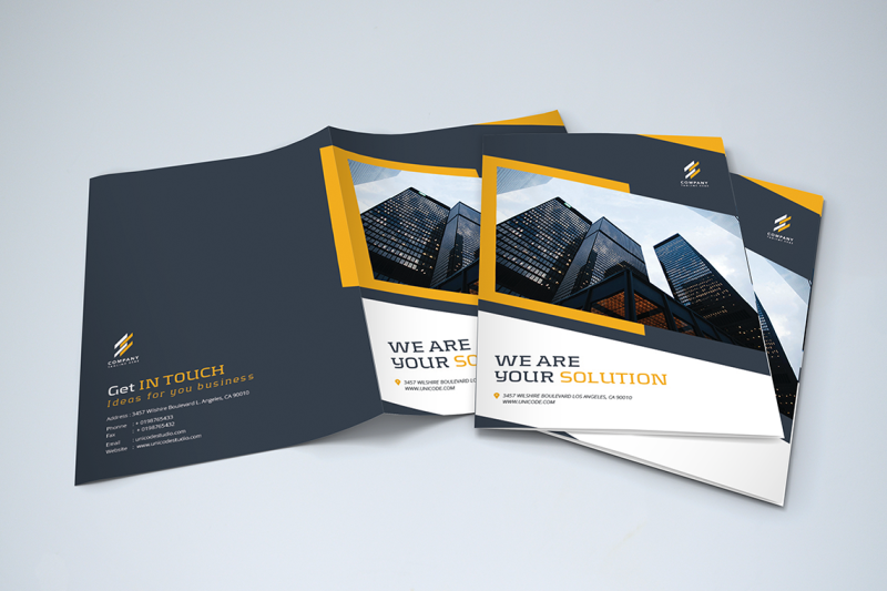 bifold-business-brochure-template