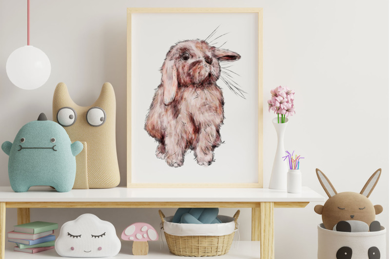 bunny-watercolor-animal-clipart