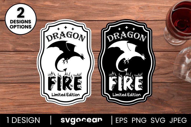 dragon-fire-bottle-labels-svg
