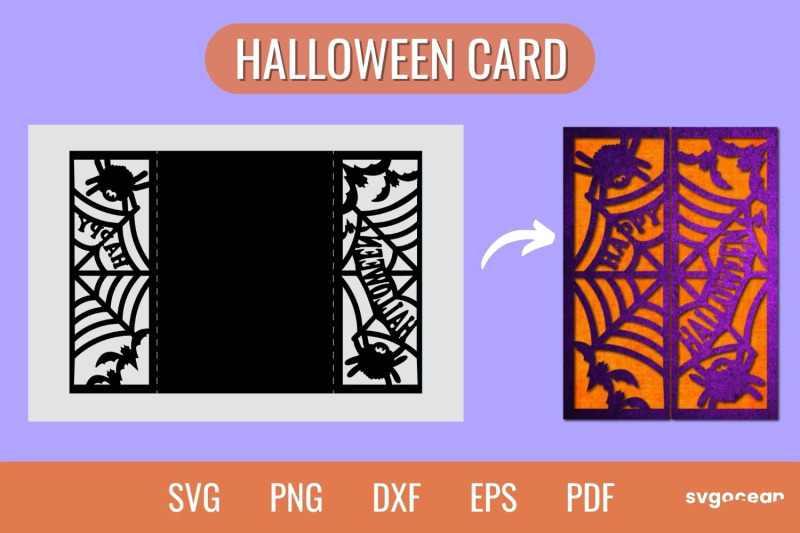 Happy Halloween Invitation Svg By SvgOcean | TheHungryJPEG