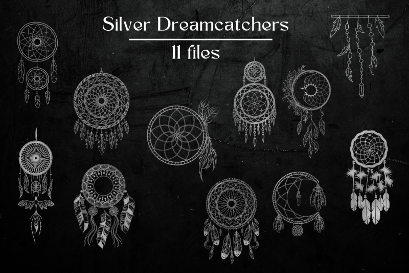 silver-dreamcatchers-collection