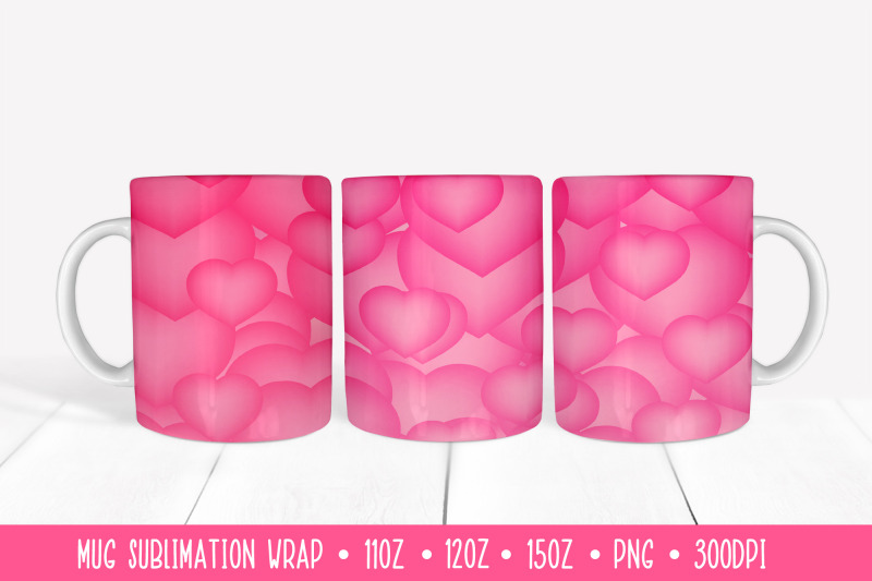 3d-hearts-mug-sublimation-design-pink-mug-wrap