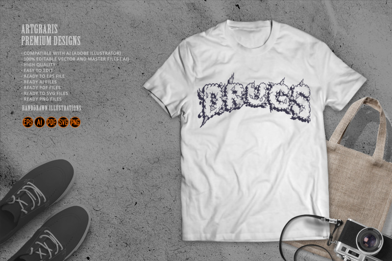 drugs-weed-lettering-words-silhouette-with-smoke-effects